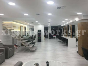 Ελαιοχρωματισμοί και διαμόρφωση χώρου κομμωτηρίου